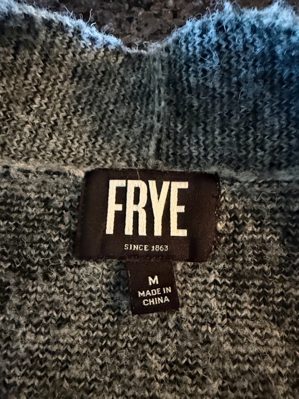 Frye Cozy Patterned Jacquard Cardigan - Picture 5 of 6